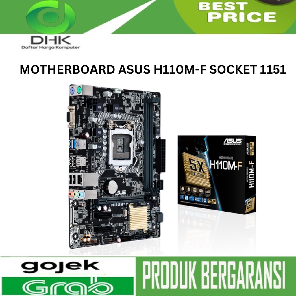 MOTHERBOARD ASUS H110M-F SOCKET 1151