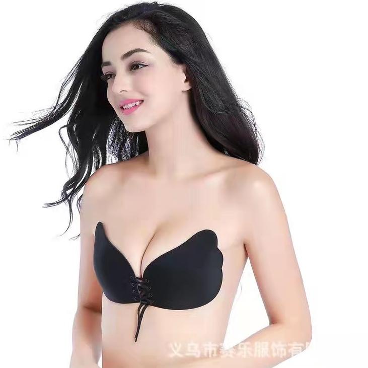 [KODE PRODUK 90WYK8386] HOHO_HWANG (B-141) Bra Tempel WINGS BRA Push Up Angel BH Tempel Party Backle