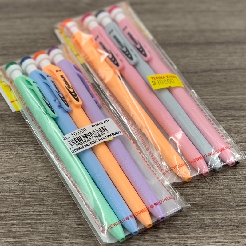 

Pulpen SNOWMAN V-4 isi 4pcs