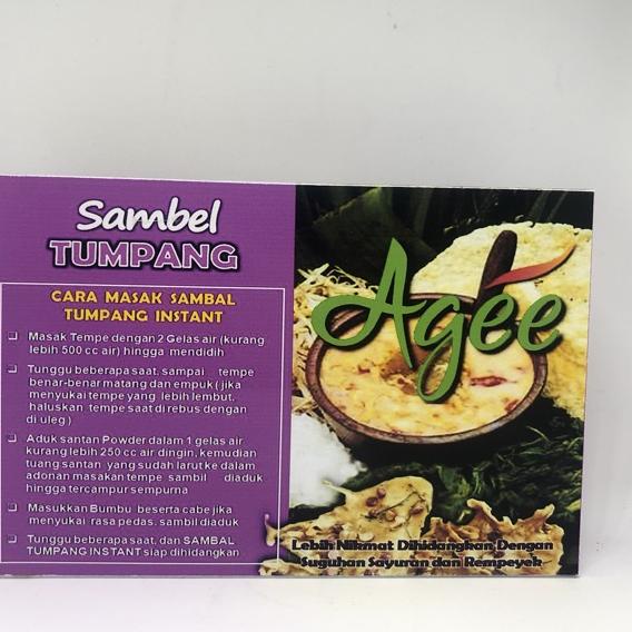 

✮ Sambel Tumpang Instan Khas Kediri, kemasan kotak 130g テ