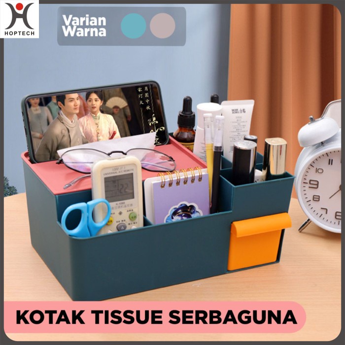 

BOOM SALE Tissue Box with Organizer Table Organizer Mini Drawer Organizer Code 5684