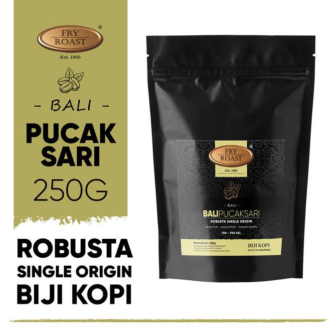 

[BISA COD] KOPI FINE ROBUSTA BALI PUCAKSARI 250 GR BIJI & BUBUK
