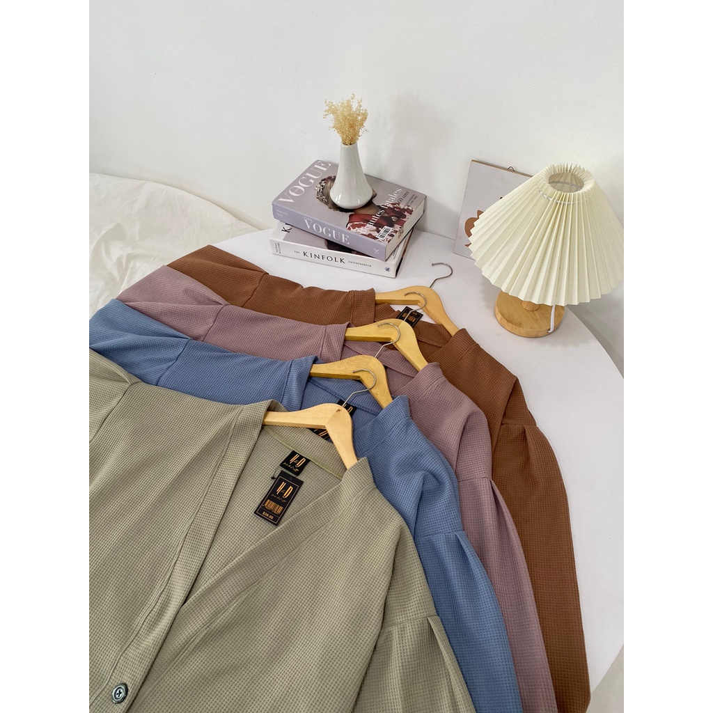 Yura Puffy Outer / Outwear Waffle Oversize