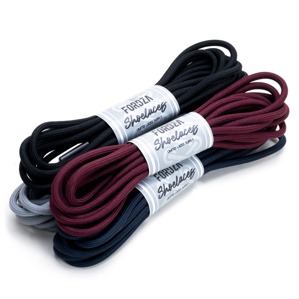 Tali sepatu Bulat Panjang 120cm Tali sepatu Wax Aglet Metal