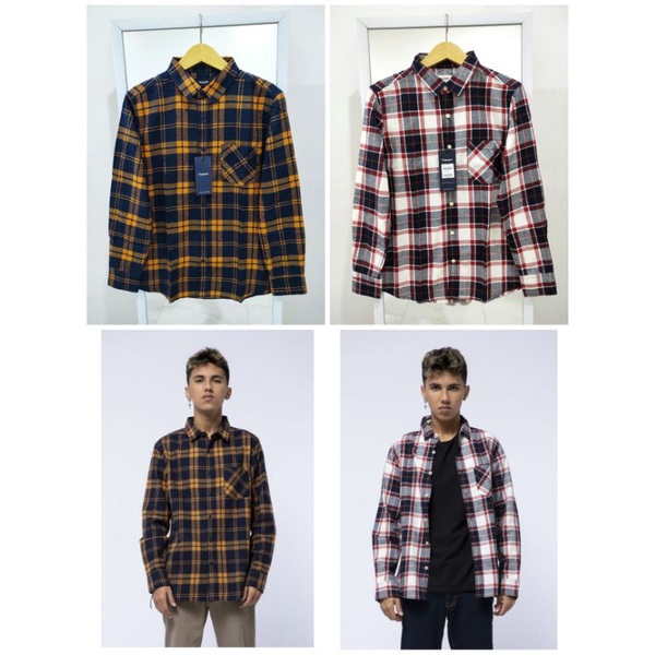TIRA JEANS KEMEJA FLANEL LENGAN PANJANG ORIGINAL SALE