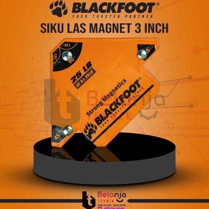 Blackfoot Magnetic Arrow Welding Holder 25 LBS Siku Las Magnet 3 Inch belanjate77 Kualitas Baik