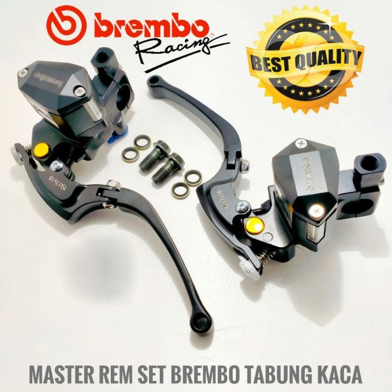 HANDLE MASTER REM BRB RCS OVAL 17X18 FULL CNC LIPAT TABUNG KACA SET KOPLING