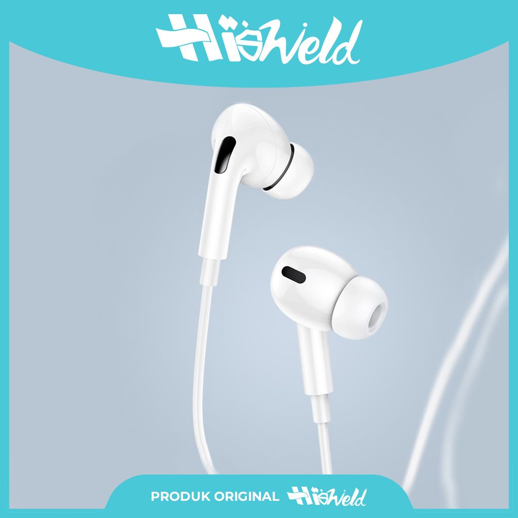 HISWELD EARPHONE HS-E1 ORI KABEL 3.5mm EXTRA BASS STRREO EARPHONE