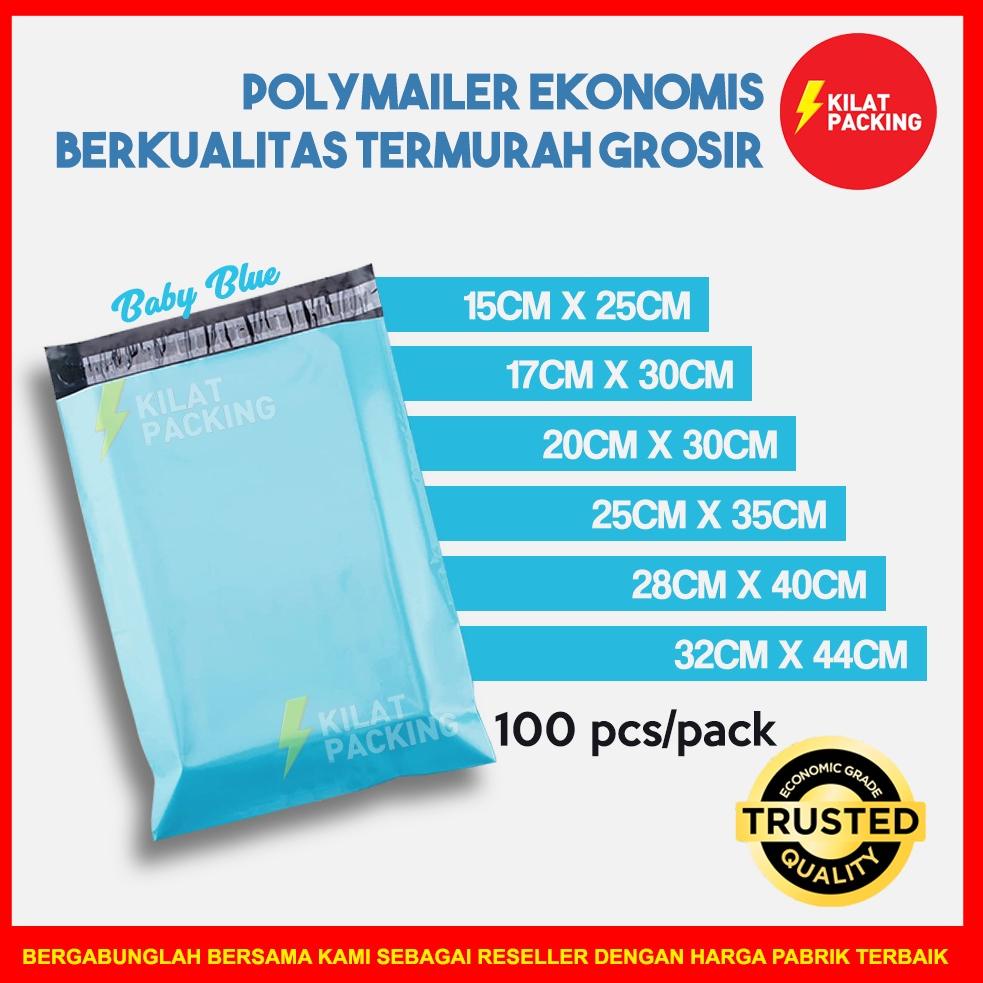 

[PRODUK YFNT7] POLYMAILER EKONOMIS BERKUALITAS - PLASTIK PACKING ISI ±100 LEMBAR - HARGA DIJAMIN 9SB