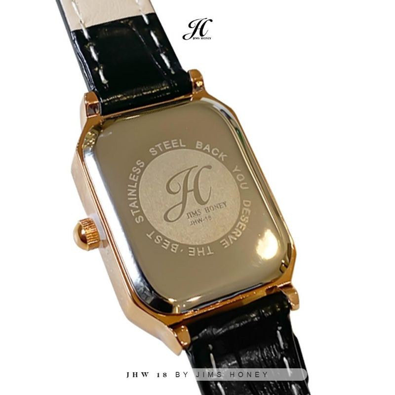 JIMS HONEY JHW 18 ORI JAM TANGAN WANITA ANTI AIR IMPOR QUARTZ STAINLESS WATCH FASHION CEWEK MURAH JHW18