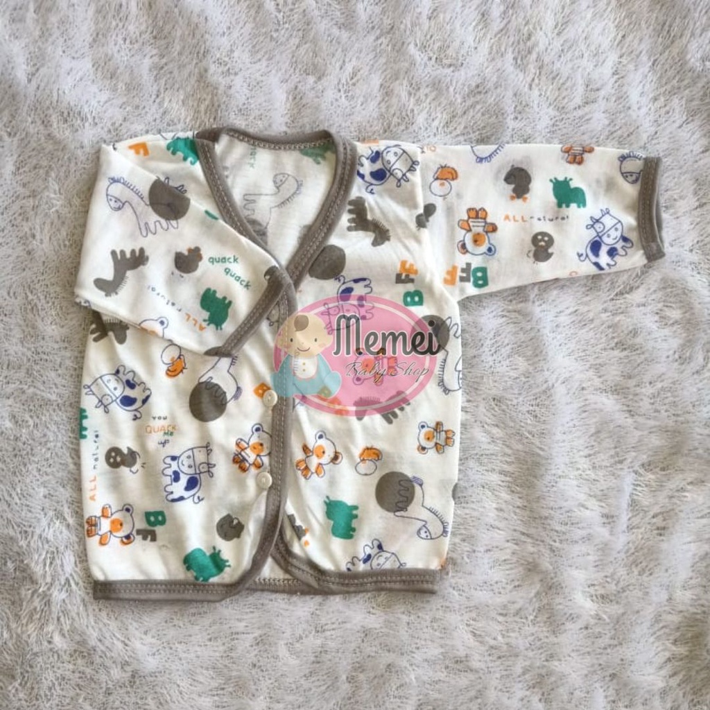 1 LUSIN (12 pcs) Baju bayi panjang KATUN TABUR murah berkualitas