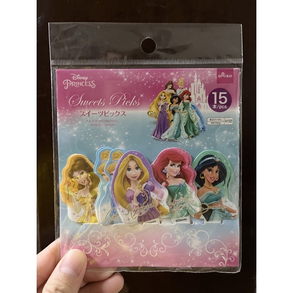 Tusukan food sweet pick plastic paper disney princess bento jepang