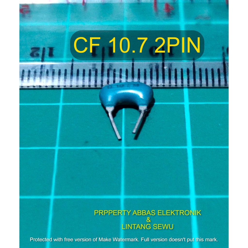 Ceramic Filter CF 10.7 10,7 10,7Mhz 10.7Mhz 2pin 2 pin 2p Keramik