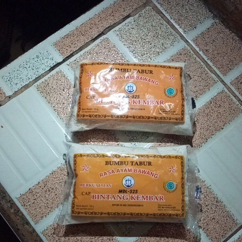 

Bumbu tabur rasa ayam bawang, rasa keju