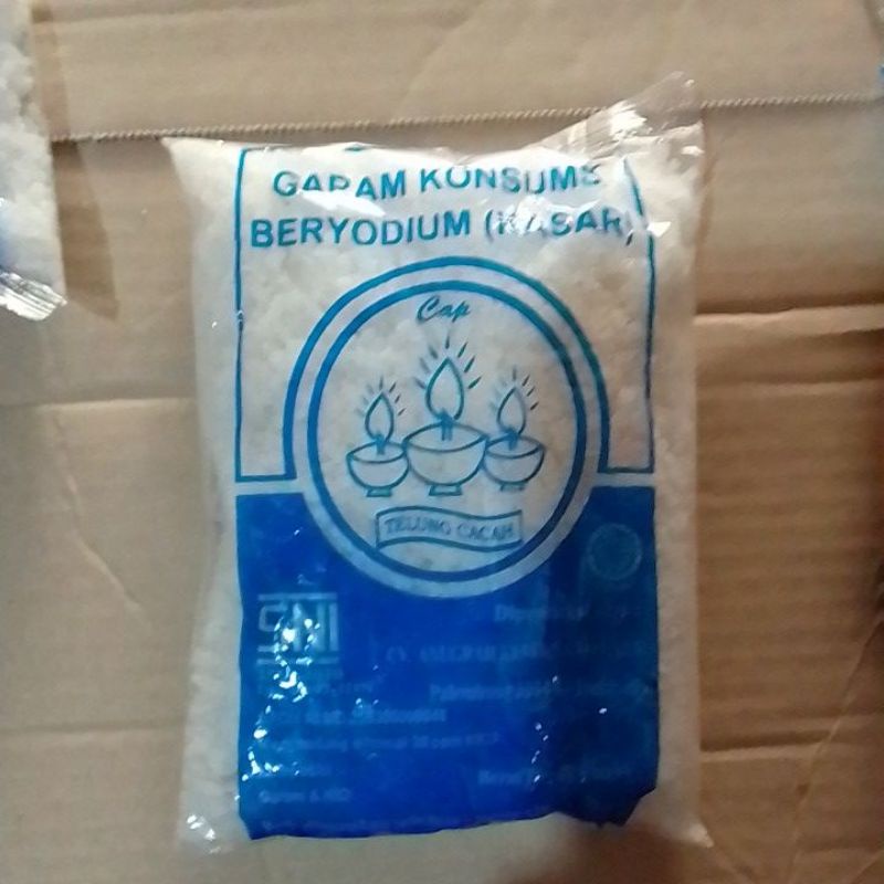 

**✓✓ Garam Kasar Cap Telung Cacah 400 Gr**✓✓