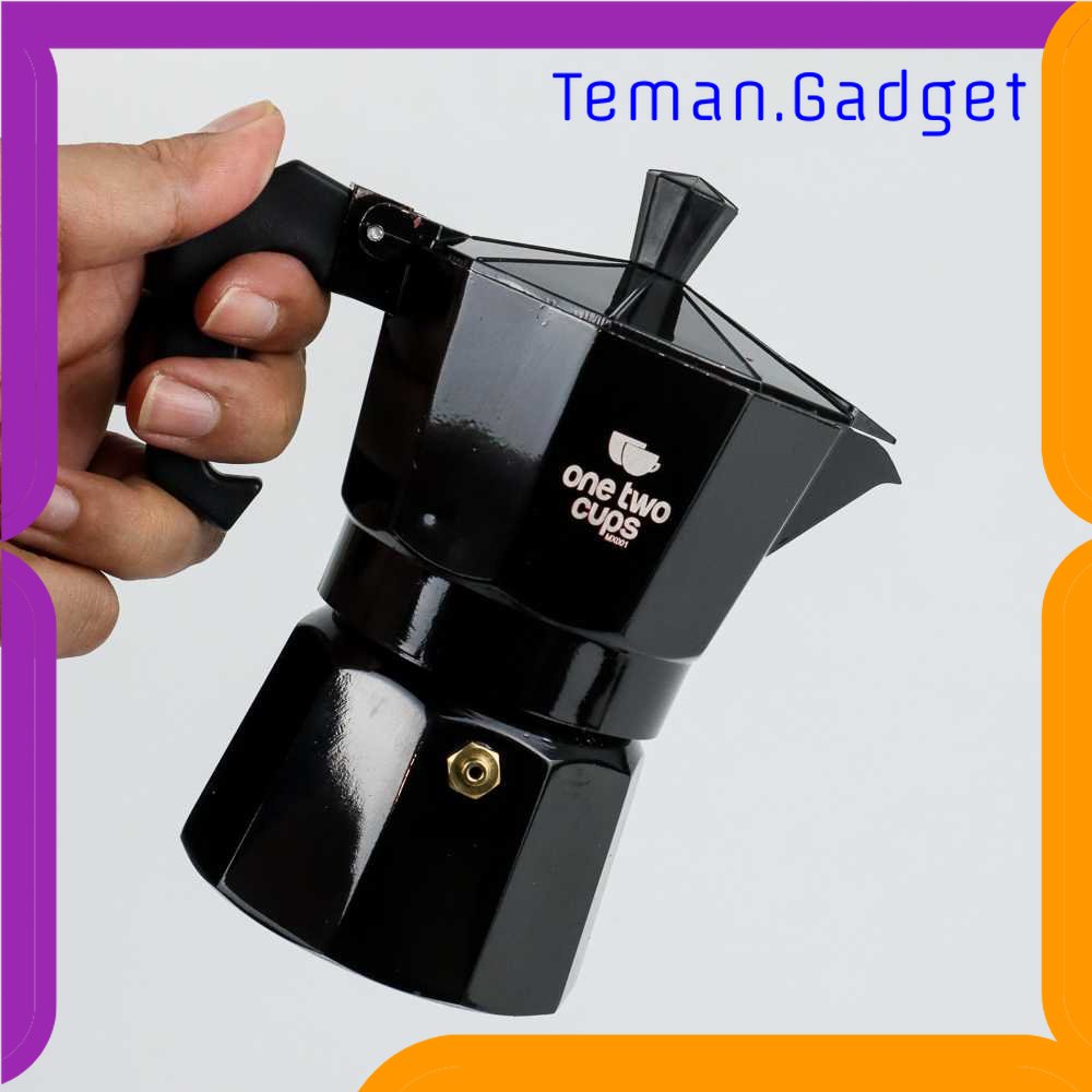 TG - DPR One Two Cups Espresso Coffee Maker Moka Pot Teko Stovetop Filter - MX001