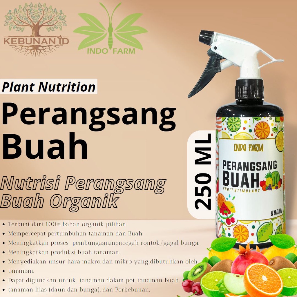 INDO FARM - Pupuk Perangsang Buah / Nutrisi Perangsang Buah 250ML