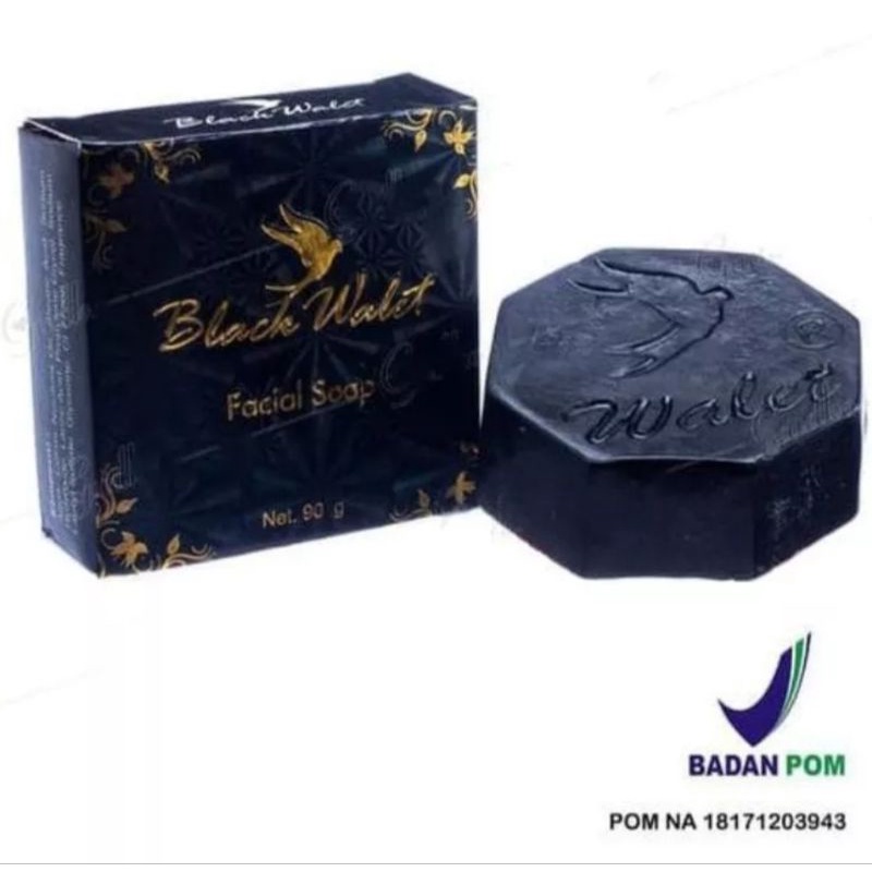 BLACK WALET FACIAL SOAP SABUN WAJAH JERAWAT VIRAL ORIGINAL