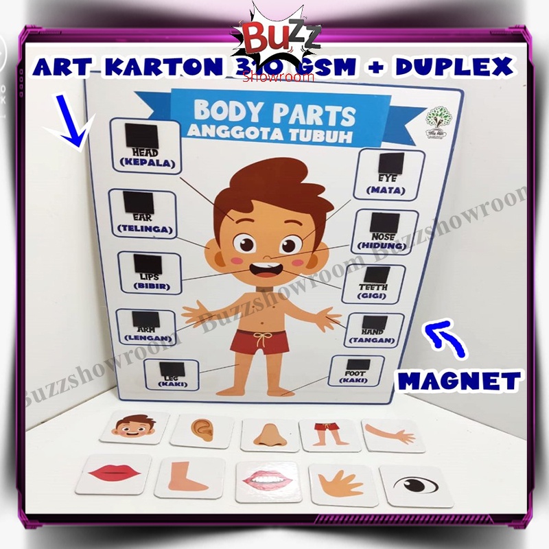 BUSY PAGE Mainan Montessori Edukasi Awal Anak Paud Puzzle