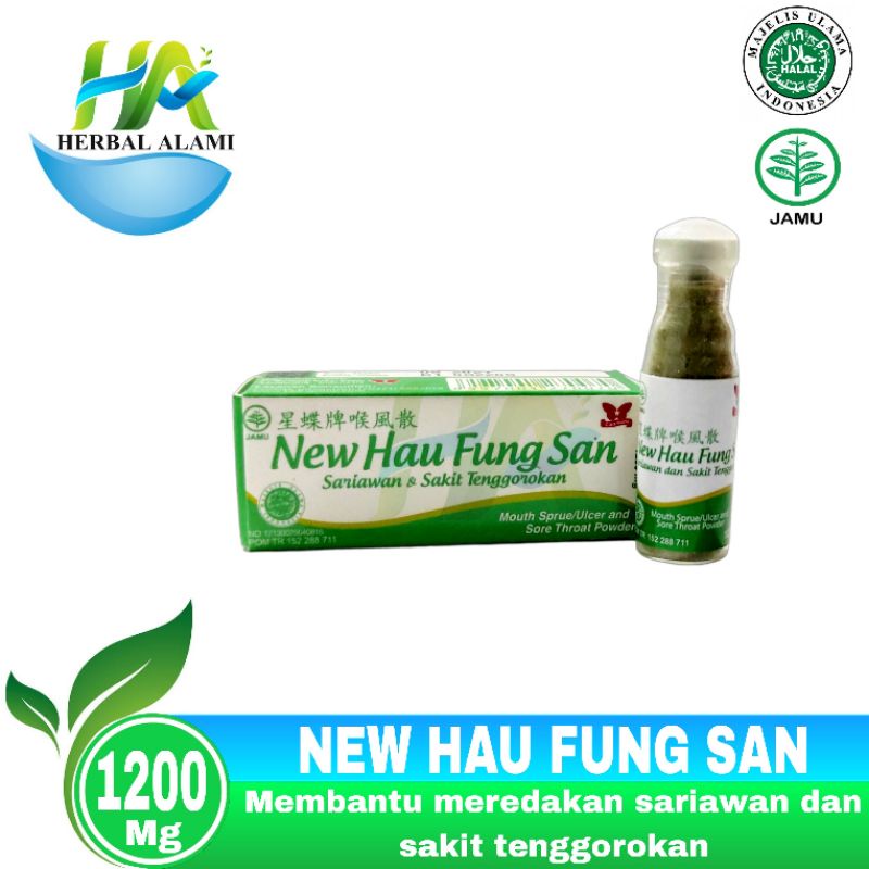New Hau Fung San - Meredakan Sariawan, Sakit Tenggorokan, dan Bau Mulut