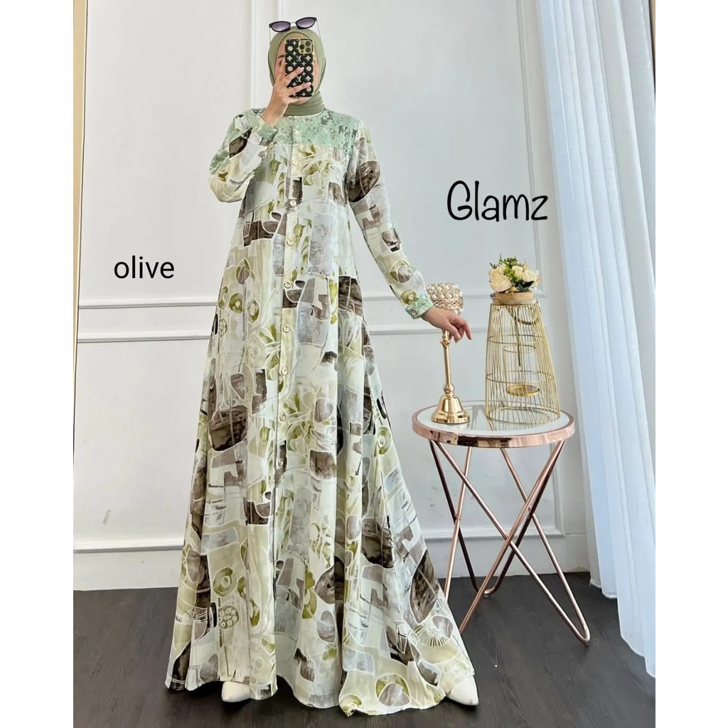 Original GLAMZ Dress Aisyah / Fashion Muslim Gamis