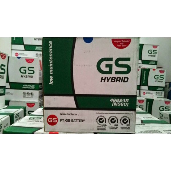 Aki Mobil Toyota Rush Gs Astra Ns60 Hybrid Aki Basah