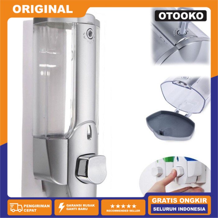 Tempat Sabun Cair Dinding Single Hand Soap Dispenser Keylock 350ML