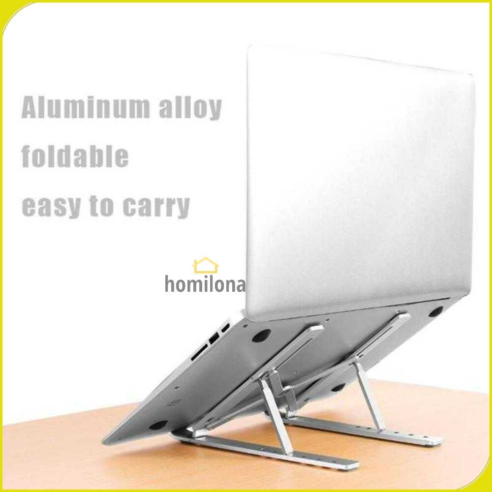 NUOXI Laptop Stand Aluminium Foldable Adjustable 6 Height - N3