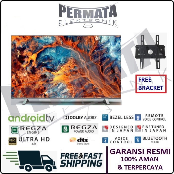 Toshiba 65C350KP 65 Inch UHD 4K HDR Smart Android LED TV 65C350 C350