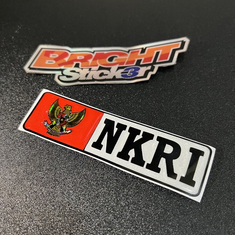 Sticker Stiker Emblem NKRI timbul