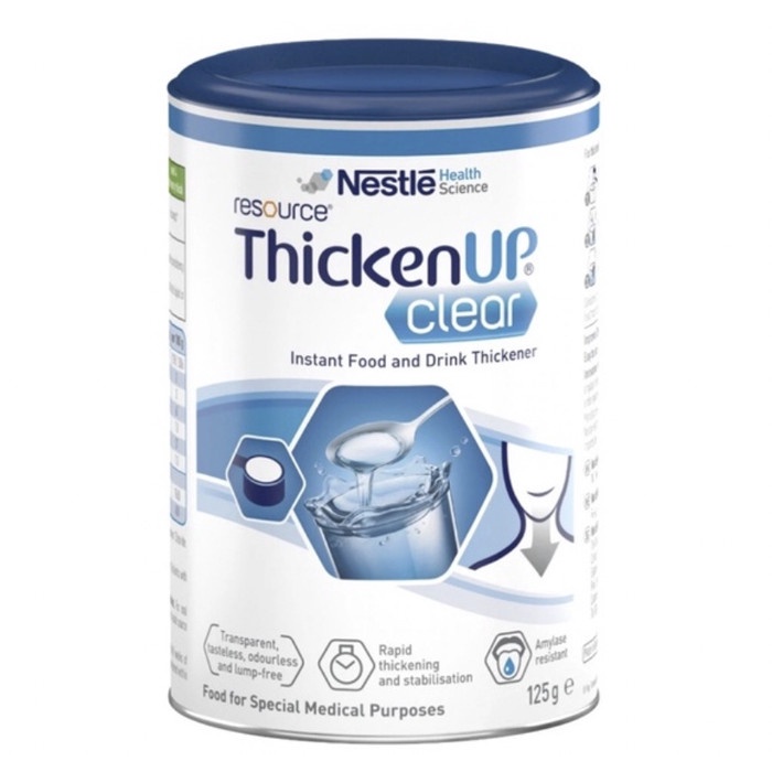 

⭐BISA COD⭐ Nestle Resource Thicken Up Clear Instant Food & Drink 125g / Pengental