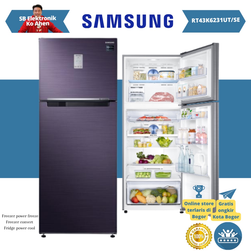 Jual Kulkas Samsung Rt K Ut Se Kulkas Pintu Digital Inverter Shopee Indonesia