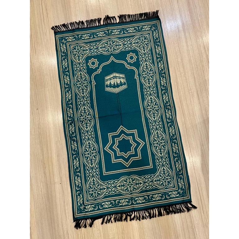 Paket Souvenir Sajadah Tenun Merinos + Tasbih Sovenir Parcel Sajadah