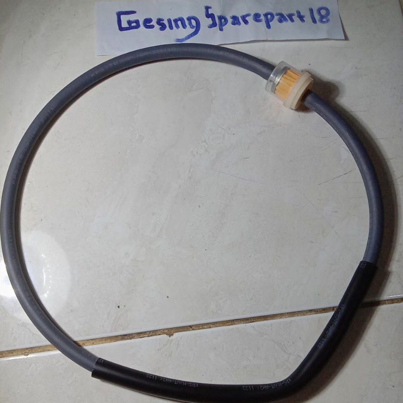 SELANG BENSIN(KPS) 85CM SET FILTER SARINGAN BENSIN MOTOR HONDA VARIO,BEAT,JUPITER MX,SUPRA X 125 dll