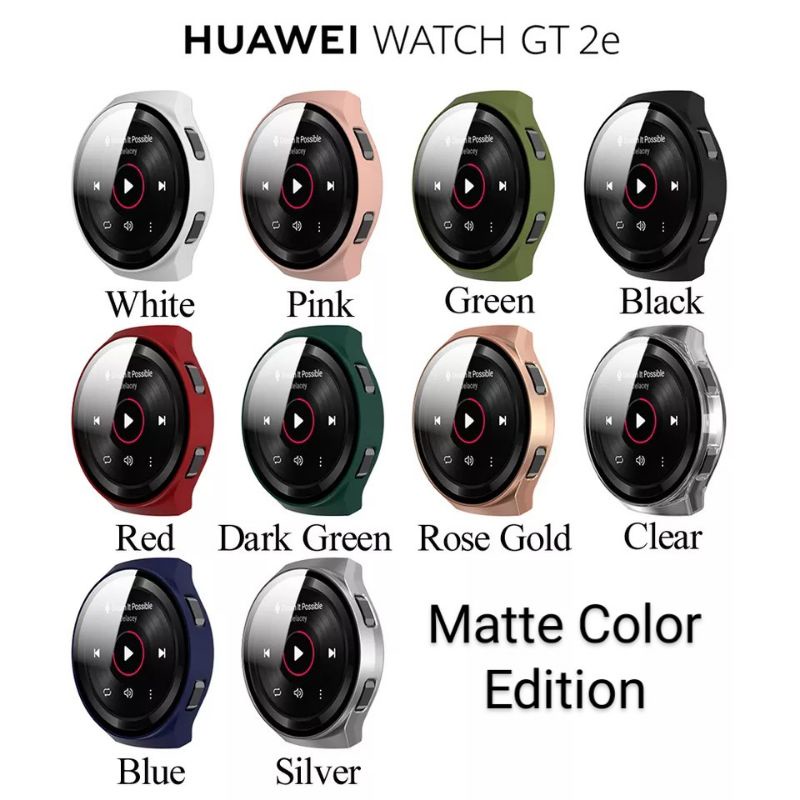 Cover/Case (Pelindung Penuh) For Huawei Watch GT 2e / GT2e (PC Material or Soft TPU)