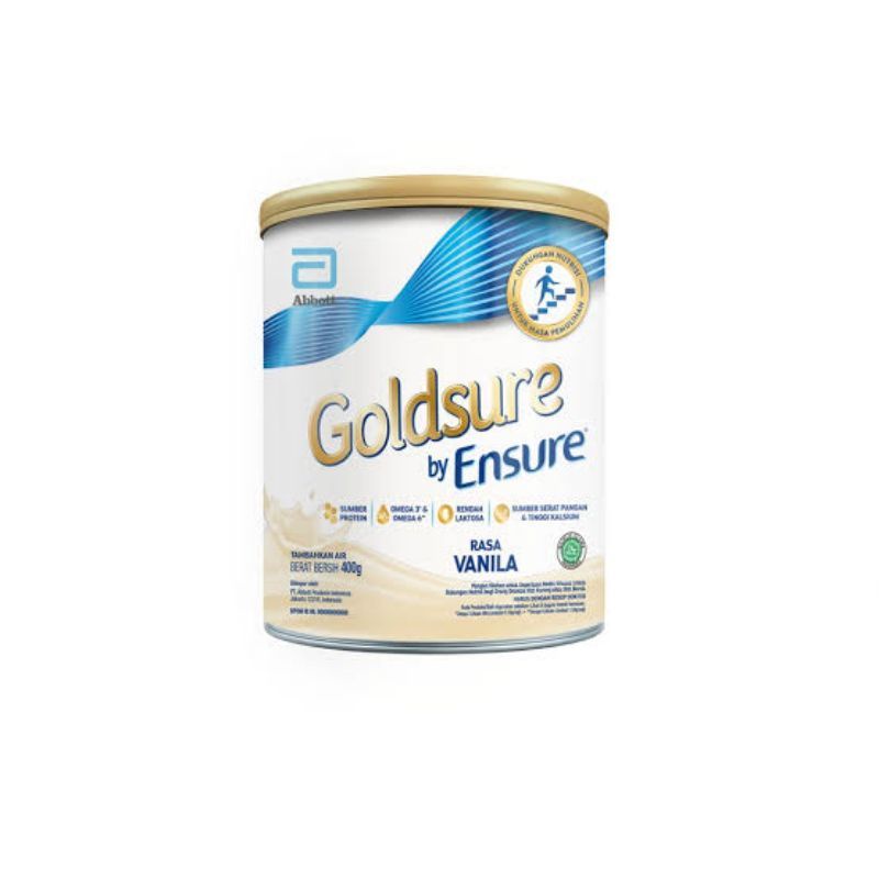 

Goldsure By Ensure Rasa Vanilla 400 gram / Susu Untuk Gizi Kurang