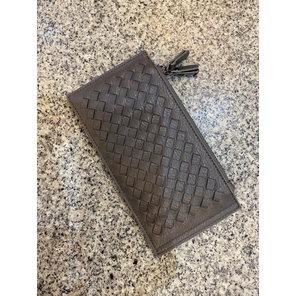 Dompet Panjang Anyam 2 Sleting Full Kartu Import Premium