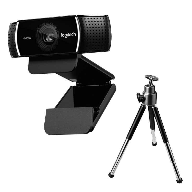 Logitech C922 Webcam Pro Streaming Full HD 1080p dengan Tripod