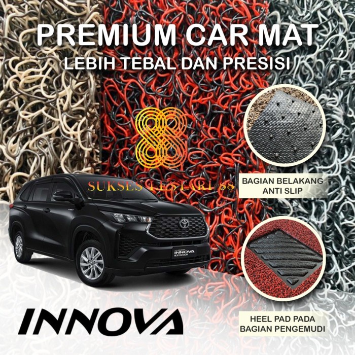 KARPET MOBIL PREMIUM TOYOTA INNOVA ZENIX MIE BIHUN 2 WARNA