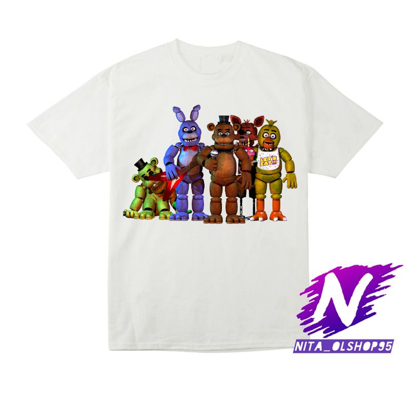 baju anak kaos anak fnaf five nigth at freddy's