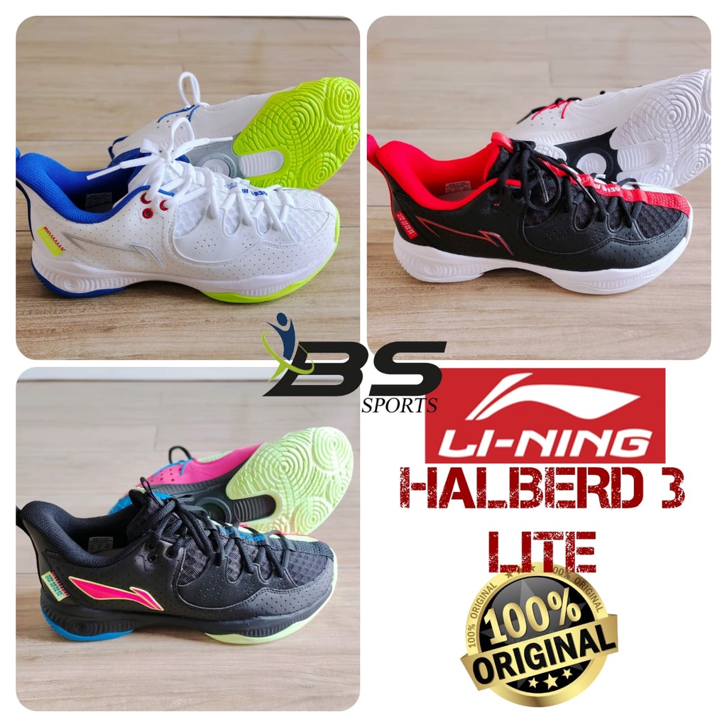 SEPATU BASMINTON LINING HALBERD 3 LITE HALBERD III LITE AYZS016 ORIGINAL