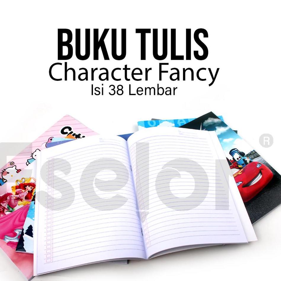 

Kualitas Bagus 10pcs Buku Tulis Fancy SP Bergaris Kwarto 38lbr /1pack Buku