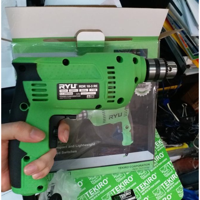 ORIGINAL MESIN BOR LISTRIK 10 MM TEKIRO RYU BOR BESI KAYU ALUMUNIUM ricky87 Ayo Order