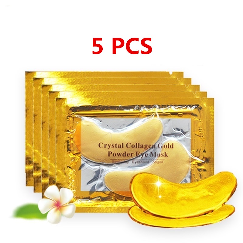60Pcs Masker Mata Eye Patches Eye Mask Masker Mata Gold Collagen Emas 24k