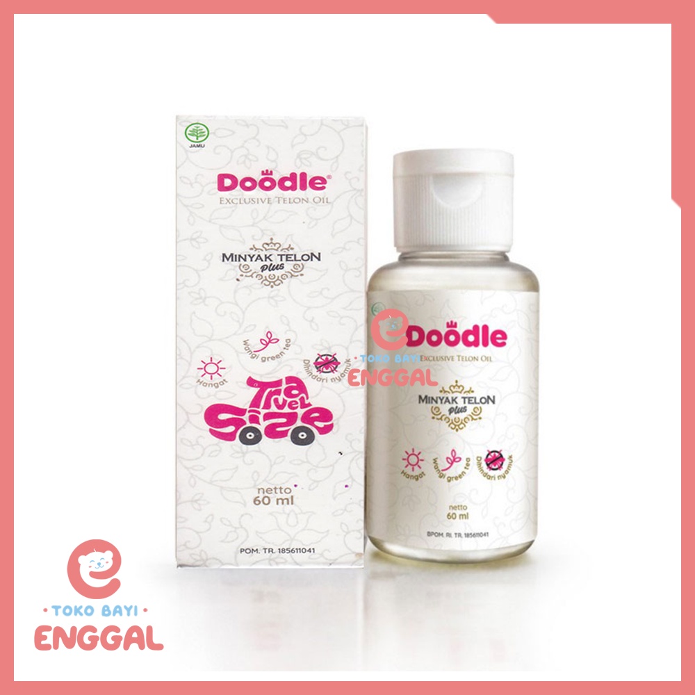 Doodle Minyak Telon Oil Green Tea Bayi 100ml Travel Size