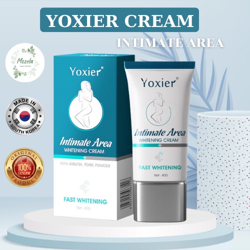 YOXIER WHITENING CREAM Krim Pemutih Badan Area Intim Dark Knees And Elbows Strong Whitening Cream Ce