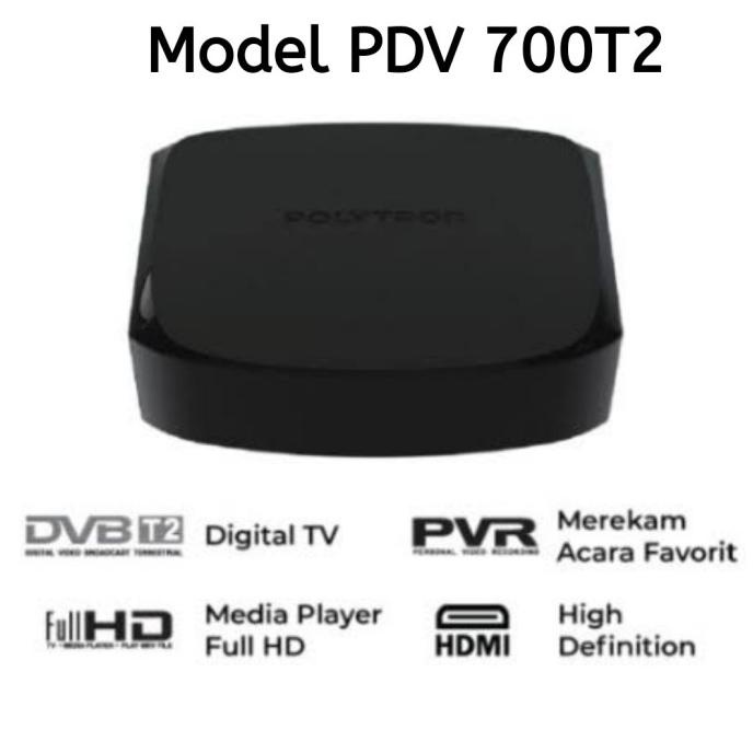 Polytron Set Top Box Digital PDV 620T2 / PDV 610T2 / PDV 600T2 DVB-T2