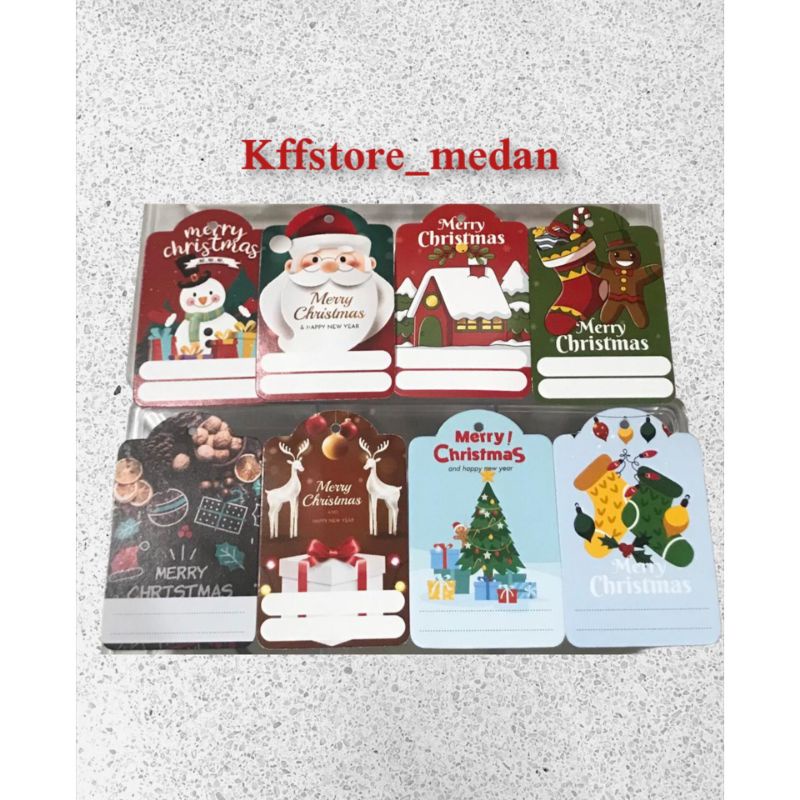 

Hang Tag Kecil Natal + Tali (per 5pcs) Dipilih Random
