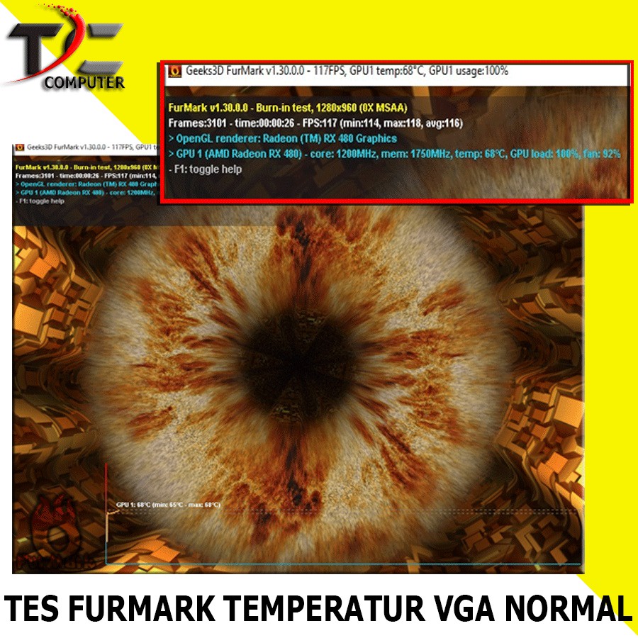 VGA Card AMD Radeon RX 480 Gaming 4GB 256 BIT DDR5