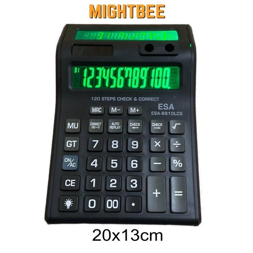 

[D-M4M-♥☞] Kalkulator LED 2 Layar 12 Digit ESA - Kalkulator Check Correct - Kalkulator Dagang_siap dikirim